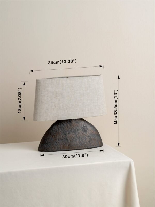 Pitti - bronze ceramic table lamp - Image 5