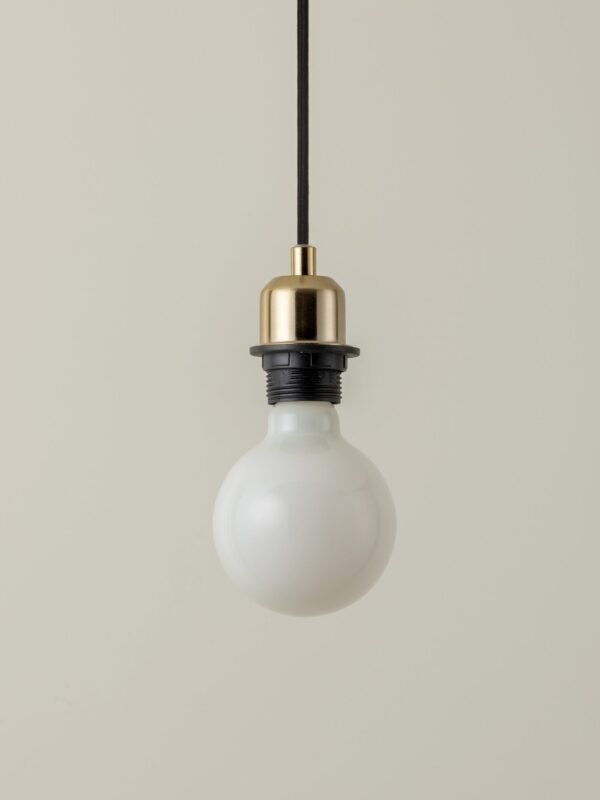 Capel - 1 light brass drop cap lampholder kit - Image 4