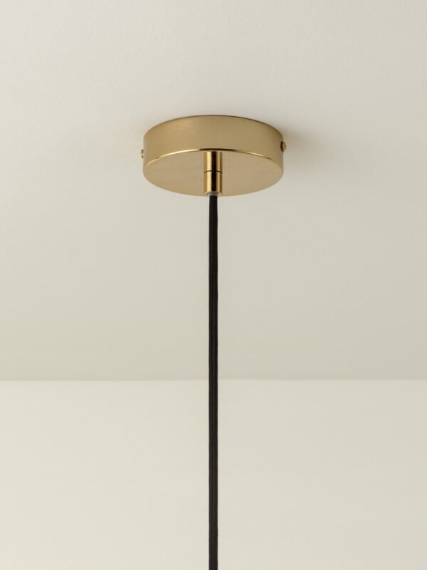 Capel - 1 light brass drop cap lampholder kit - Image 3