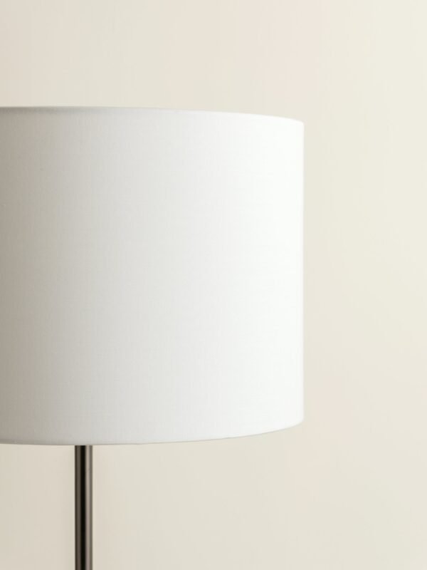 Penn - black marble and graphite silver table lamp - Image 4