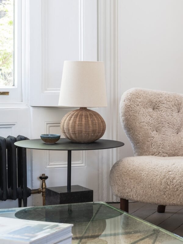 Sanvi - rattan globe table lamp - Image 3