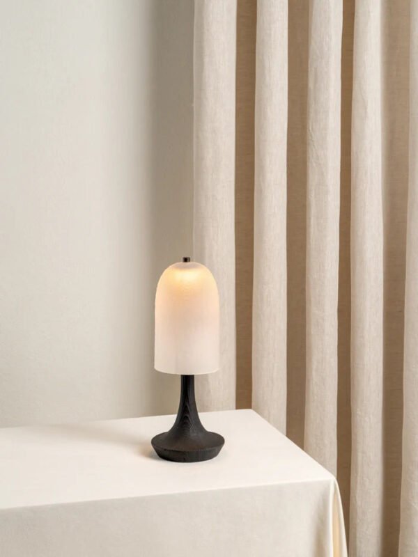Ember - charred wood rechargeable table lamp - Image 2