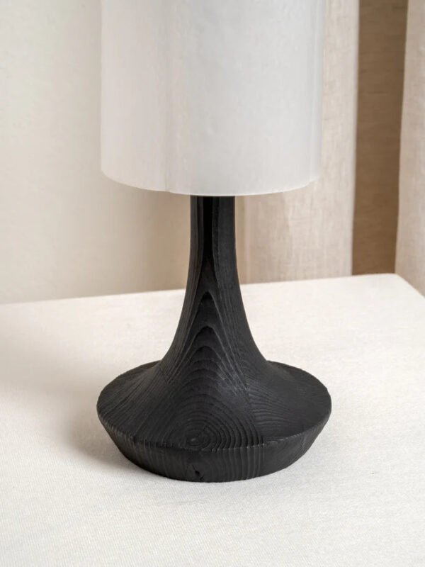 Ember - charred wood rechargeable table lamp - Image 7