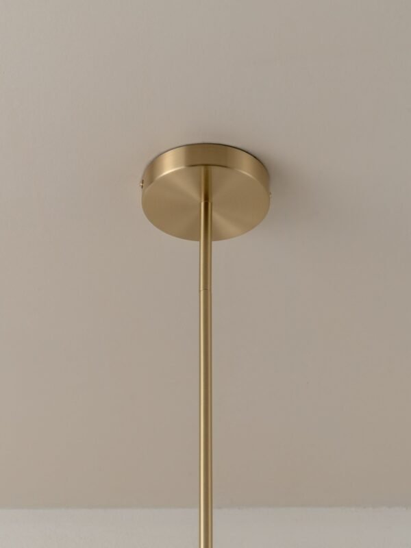 Chelso - 6 light brass and opal pendant - Image 3