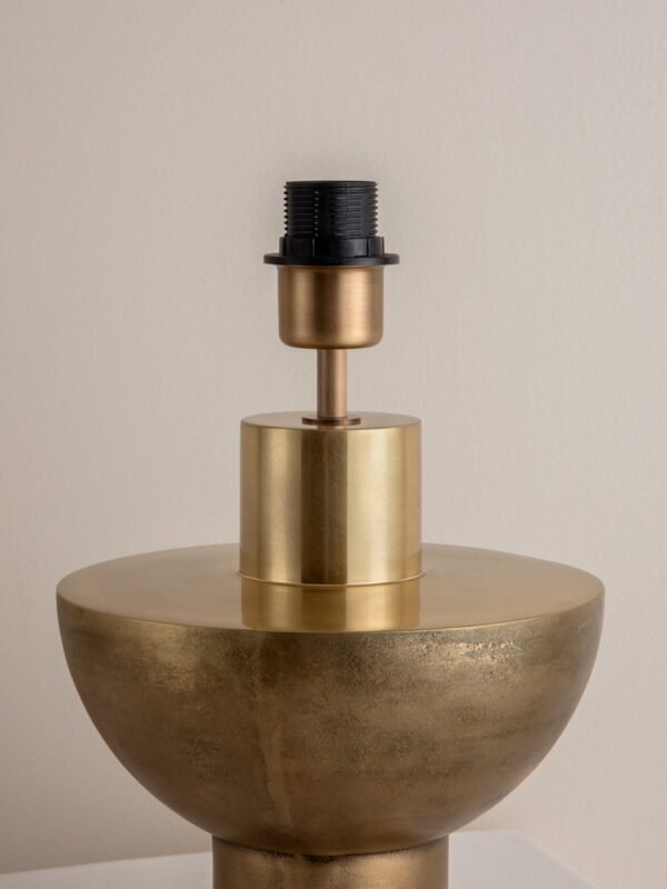 Editions brass lamp with + bronze shade - Image 5