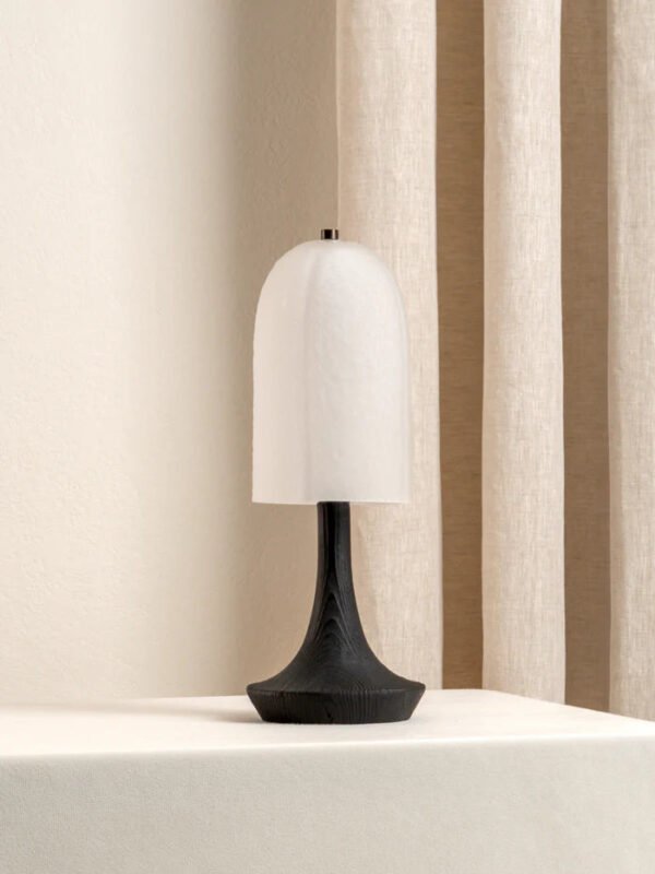 Ember - charred wood rechargeable table lamp - Image 4