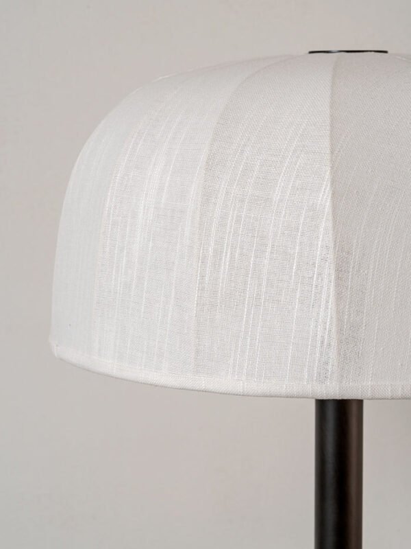 Ottino - bronze and linen floor lamp - Image 5