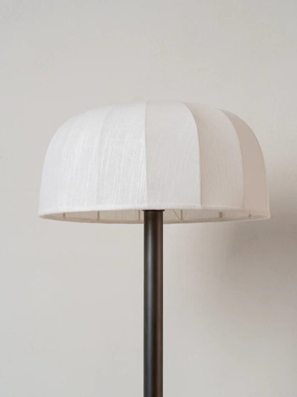 Ottino - bronze and linen floor lamp - Image 3