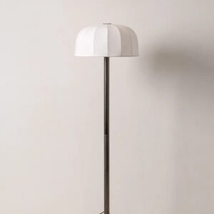 Ottino - bronze and linen floor lamp