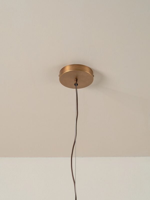 Rocio - 16 light aged brass and opal chandelier - Image 4
